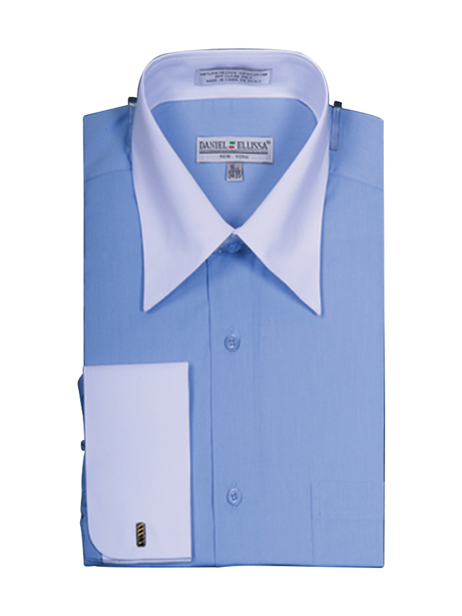 Men's Fashionable Two Tone French Cuff Shirt