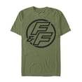 thumbnail image 1 of Men's Fast & Furious Bold FF Logo  Graphic Tee Military Green Medium, 1 of 3