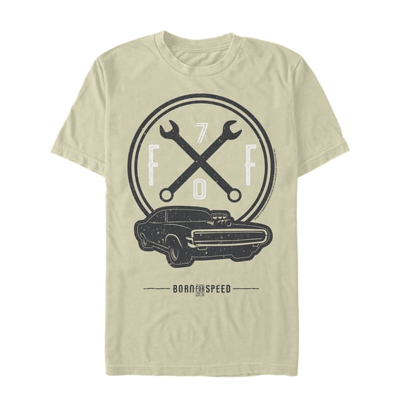 Men's Fast & Furious Born for Speed 70 Graphic Tee Beige X Large