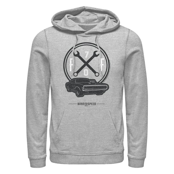 Men's Fast and Furious Born for Speed 70  Pull Over Hoodie