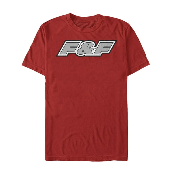 Men's Fast & Furious Classic FF Logo Graphic Tee Red Medium