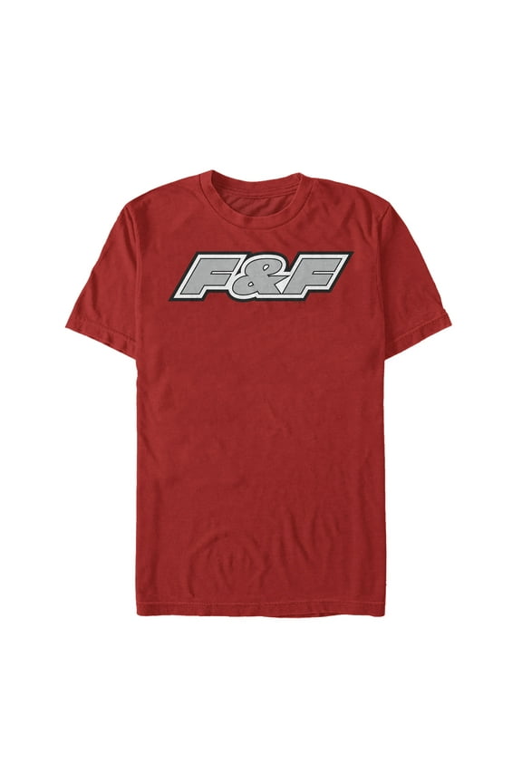 Men's Fast & Furious Classic FF Logo Graphic Tee Red Small
