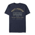 thumbnail image 1 of Men's Fast & Furious Custom Muscle Car Graphic Tee Navy Blue Large, 1 of 4