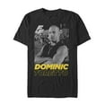 thumbnail image 1 of Men's Fast & Furious Dom at the Races Graphic Tee Black Large, 1 of 4