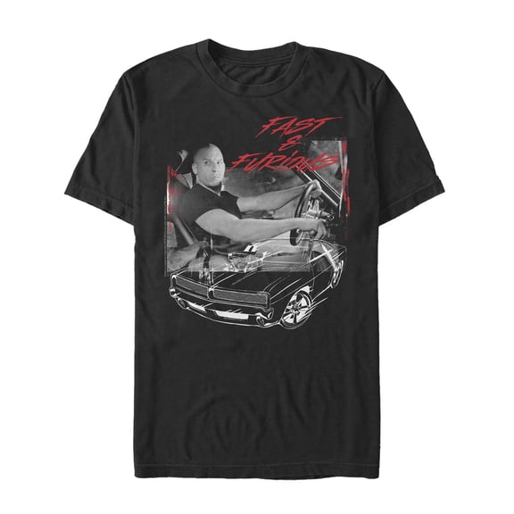 Men's Fast & Furious Dom's Race Graphic Tee Black 3X Large