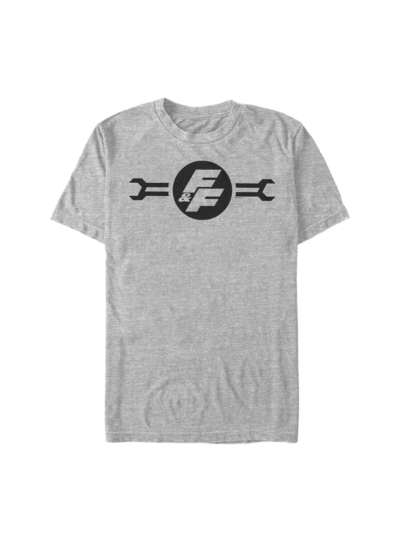 Men's Fast & Furious FF Wrench Logo Graphic Tee Athletic Heather 3X Large