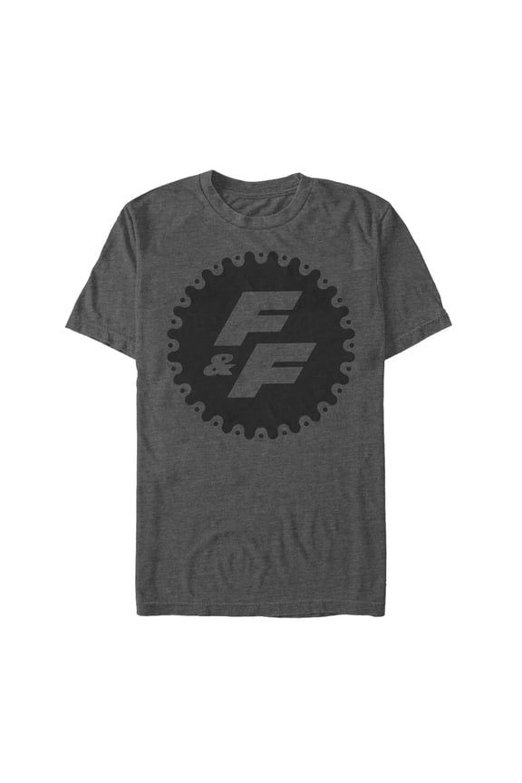 Men's Fast & Furious Gear FF Logo  Graphic Tee Charcoal Heather Medium
