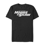 Mens Fast & Furious Hobbs & Shaw Classic Logo Graphic Tee Black X Large