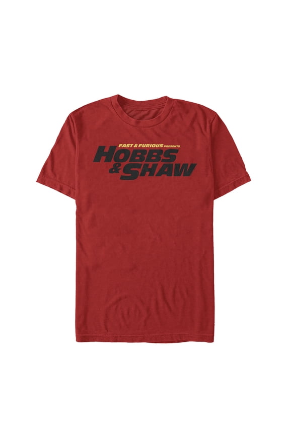 Men's Fast & Furious Hobbs & Shaw Logo Graphic Tee Red Large