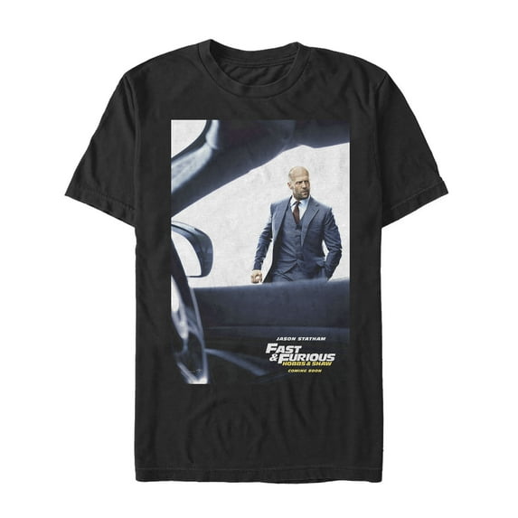 Men's Fast & Furious Hobbs & Shaw Movie Poster Graphic Tee Black 5X Large
