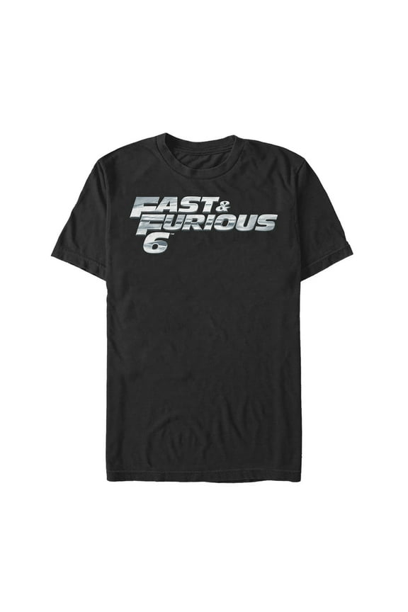 Men's Fast & Furious Metal Logo  Graphic Tee Black X Large