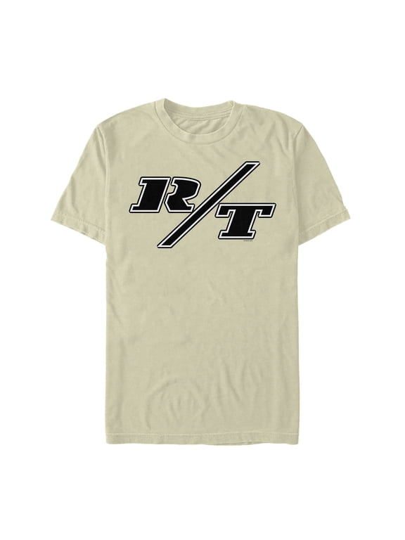 Men's Fast & Furious R/T Charger Logo Graphic Tee Beige X Large