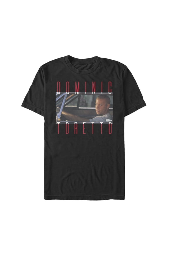 Men's Fast & Furious Toretto Scene Graphic Tee Black Small