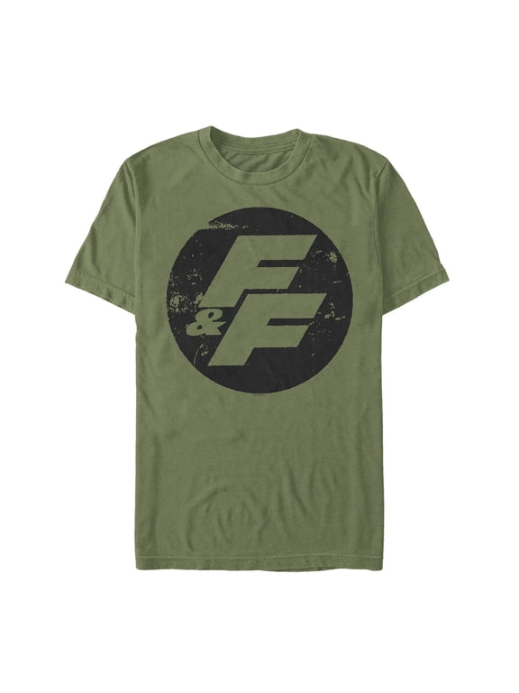 Men's Fast & Furious Vintage FF Logo Graphic Tee Military Green 2X Large