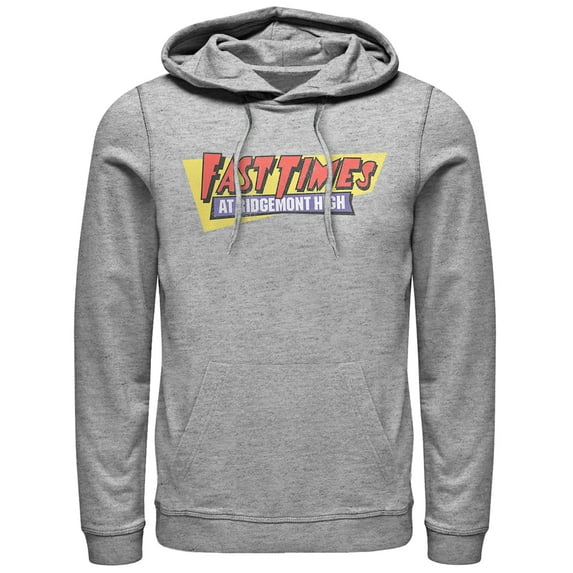 Men's Fast Times at Ridgemont High Retro Logo Pull Over Hoodie Athletic Heather Small