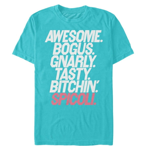 Men's Fast Times at Ridgemont High Spicoli Slang  Graphic Tee Tahiti Blue Medium