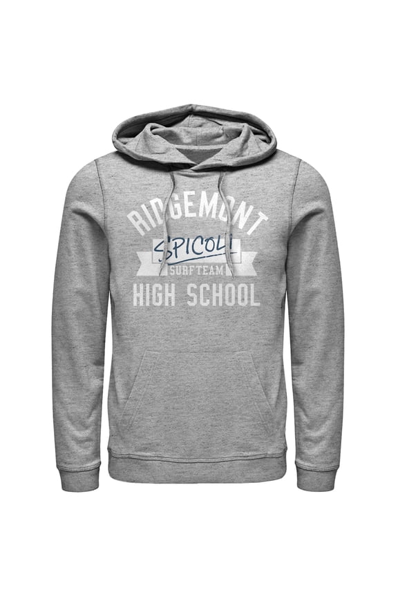 Men's Fast Times at Ridgemont High Spicoli Surf Team  Pull Over Hoodie Athletic Heather Large