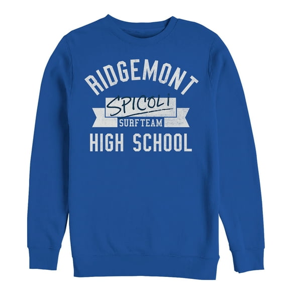 Men's Fast Times at Ridgemont High Spicoli Surf Team Sweatshirt Royal Blue Small