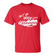 thumbnail image 1 of Men's Father's Day Ain't No Hood Like Fatherhood Short Sleeve T-shirt-Red-xxl, 1 of 4