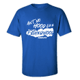 thumbnail image 1 of Men's Father's Day Ain't No Hood Like Fatherhood Short Sleeve T-shirt-Royal-4xl, 1 of 5