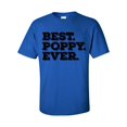 thumbnail image 1 of Men's Father's Day Best Poppy Ever Short Sleeve T-shirt-Royal-medium, 1 of 4