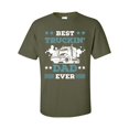 thumbnail image 1 of Men's Father's Day Best Truckin' Dad Ever Truck Driver Short Sleeve T-shirt-Military-5xl, 1 of 4