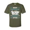 thumbnail image 1 of Men's Father's Day Best Truckin' Dad Ever Truck Driver Short Sleeve T-shirt-Military-xxl, 1 of 4