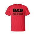 thumbnail image 1 of Men's Father's Day Dad Fixer of Things Short Sleeve T-shirt-Red-4xl, 1 of 4