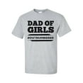thumbnail image 1 of Men's Father's Day Dad of Girls #OutnumbeSports Grey Short Sleeve T-shirt-Sports Grey-4xl, 1 of 4