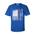 thumbnail image 1 of Men's Father's Day Patriotic Best Dad Ever Short Sleeve T-shirt-Royal-4xl, 1 of 4