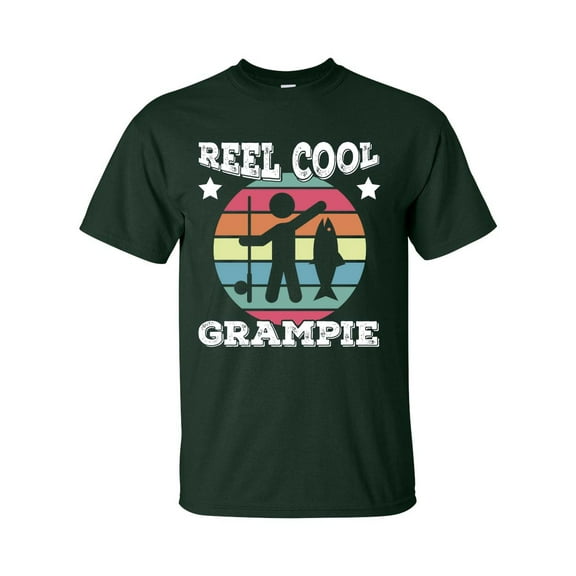 Men's Father's Day Reel Cool Grampie Short Sleeve T-shirt-Forest-small
