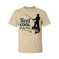 thumbnail image 1 of Men's Father's Day Reel Cool Papa Short Sleeve T-shirt-Sand-large, 1 of 4