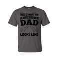 thumbnail image 1 of Men's Father's Day This Is What An Awesome Dad Looks Like Short Sleeve T-shirt-Charcoal-5xl, 1 of 4
