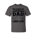 thumbnail image 1 of Men's Father's Day This Is What An Awesome Dad Looks Like Short Sleeve T-shirt-Charcoal-small, 1 of 4