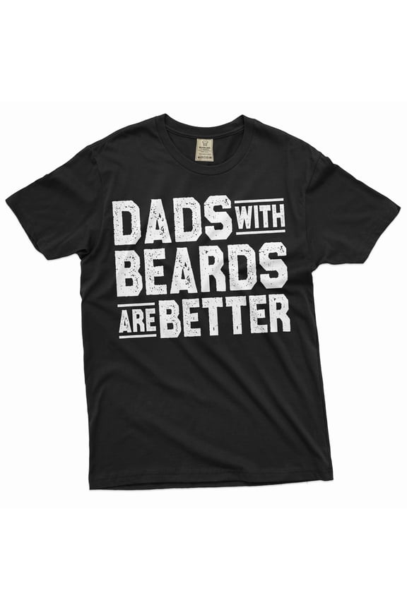 Men's Father's day Funny T-shirt Dads with beards dad grandpa papa tee shirt fathers day tee shirt (XX-Large Black)