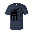 thumbnail image 1 of Men's Father's day Patriotic America Flag Daddy Short Sleeve T-shirt-Navy-xxxl, 1 of 4
