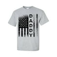 thumbnail image 1 of Men's Father's day Patriotic America Flag Daddy Short Sleeve T-shirt-Sports Grey-large, 1 of 4