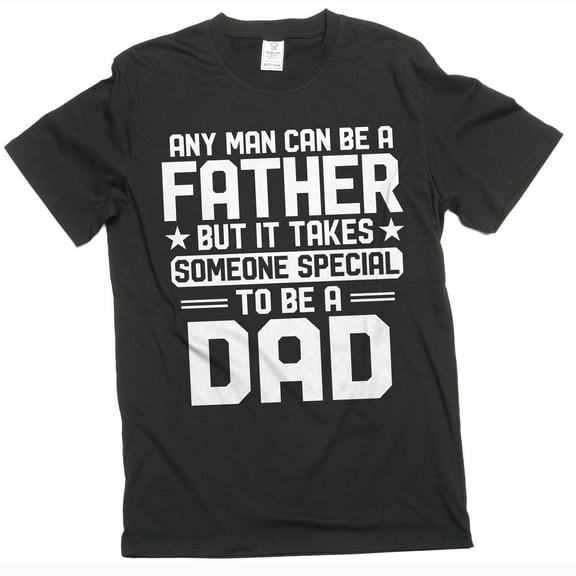 Men's Father's day T-shirt Dad gifts Birthday gift men's papa daddy dad tee shirt special dad tee (Medium Black)