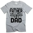 thumbnail image 1 of Men's Father's day T-shirt Dad gifts Birthday gift men's papa daddy dad tee shirt special dad tee (X-Large Grey), 1 of 7