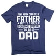 thumbnail image 1 of Men's Father's day T-shirt Dad gifts Birthday gift men's papa daddy dad tee shirt special dad tee (X-Large Navy Blue), 1 of 7