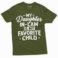 thumbnail image 1 of Men's Fathers day Daughter in Law T-shirt Dad gifts Father Daddy Funny Father-in-Law gift Tee shirt (Large Military Green), 1 of 7