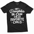 thumbnail image 1 of Men's Fathers day Daughter in Law T-shirt Dad gifts Father Daddy Funny Father-in-Law gift Tee shirt (Medium Black), 1 of 7