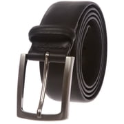 Mens Feather Edged Italian Leather Dress Belt