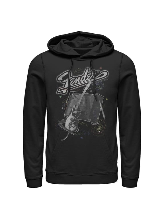 Men's Fender Celestial Amp Logo Pull Over Hoodie Black X Large