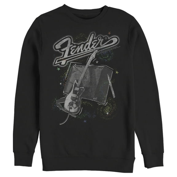 Men's Fender Celestial Amp Logo Sweatshirt Black 2X Large