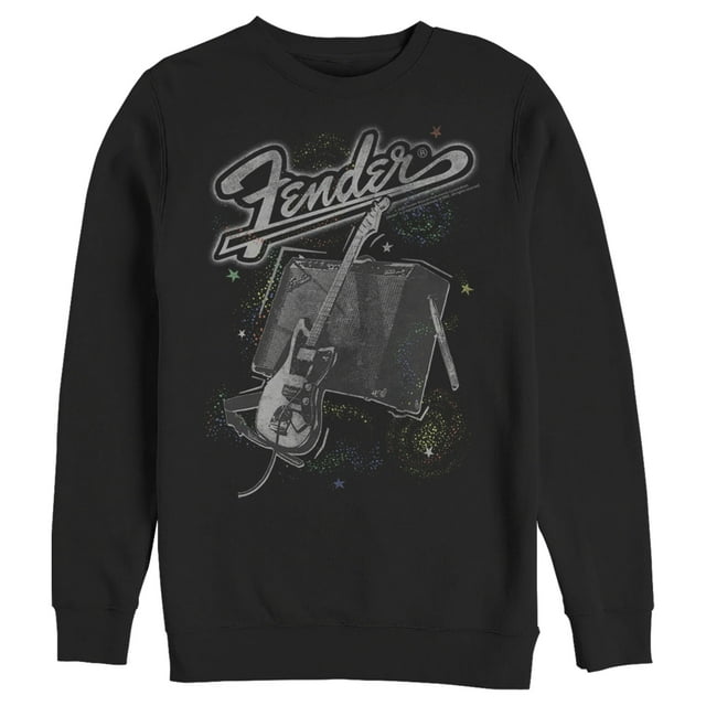 Men's Fender Celestial Amp Logo  Sweatshirt Black 3X Large