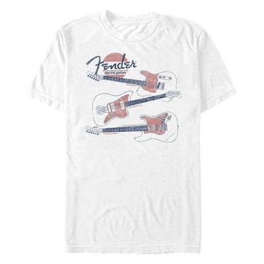 Men's Fender Electric Guitars  Graphic T-Shirt