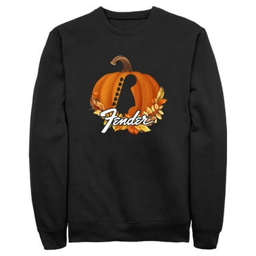Men's Fender Fall Leaves Pumpkin  Sweatshirt