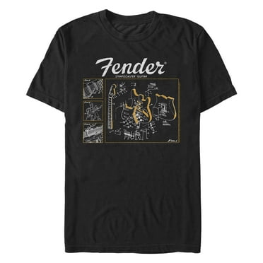 Men's Fender Guitar Parts  Graphic T-Shirt