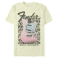 thumbnail image 1 of Men's Fender Musical Instruments Pink Guitar  Graphic Tee Beige X Large, 1 of 4